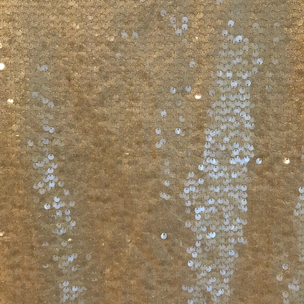 Gap girls sz14-16 gold sequined shift dress - Picture 2 of 7